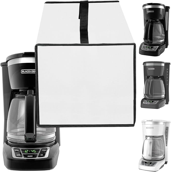 Cover for BLACK+DECKER Coffee Maker Heavy Duty Waterproof Dustproof by NUENSS-ROR