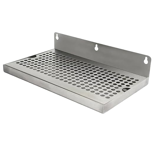 Sturdy 304 Nonrust Steel Wall Mounted Rectangular Pubs Drip Tray Feature Quick - Image 8