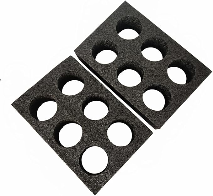 6 Cup Takeout Cup Holders Foam, Travel Outdoor Sturdy Cup Organizer, Insulated - Image 4