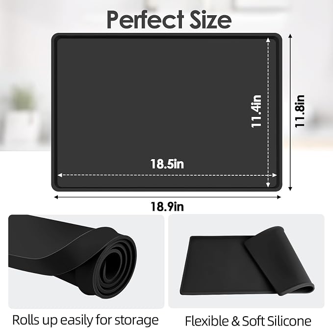 TOHONFOO Silicone Coffee Maker Mat - Image 2