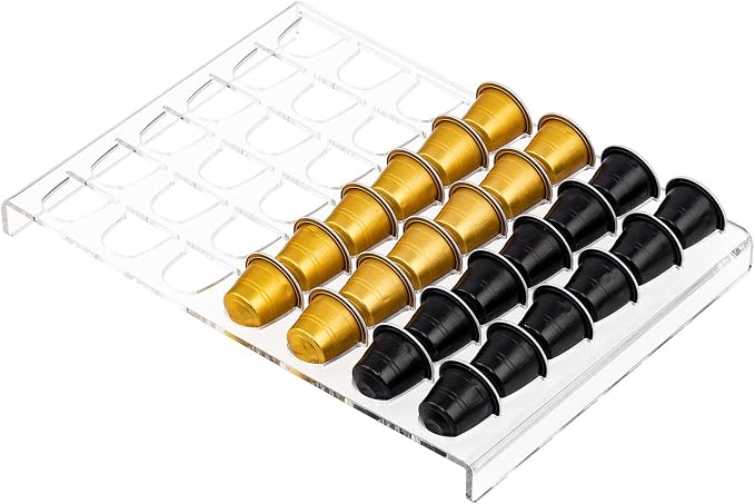 SUMERFLOS Coffee Pod Storage Organizer Tray Drawer, Holds 42 Capsules Compatible by Sumerflos