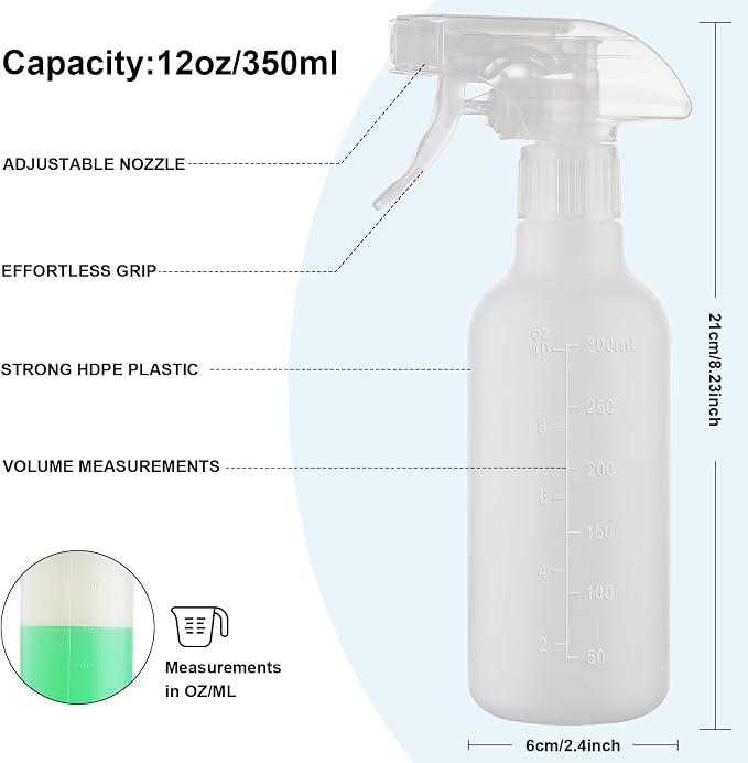 Spray Bottles 12oz HDPE Spray Bottle - Image 4