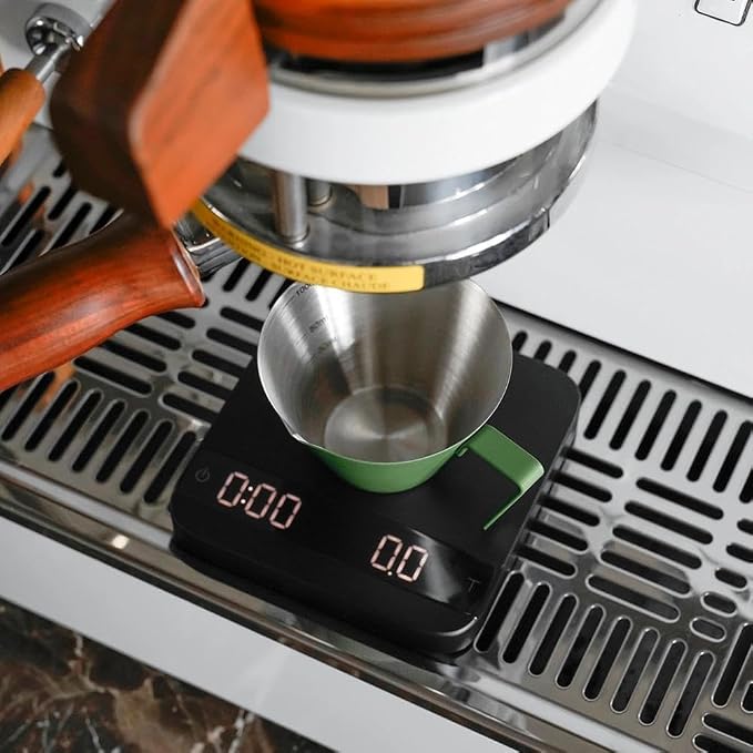 watchget Stainless Steel Espresso Cups, Single Spout & Scale Measuring Cup - Image 8
