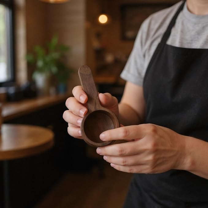 2PCS Wooden Coffee Scoops for Ground Coffee | Multi-Function Measuring Spoons - Image 6