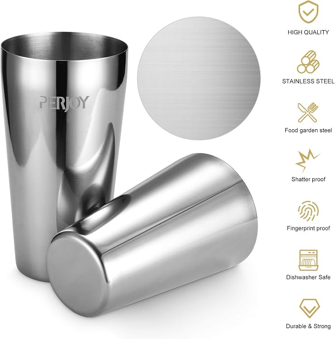 Cocktail Shaker Set, 16 Piece Bartender Kit, Cocktail Shaker, Stainless Steel - Image 4