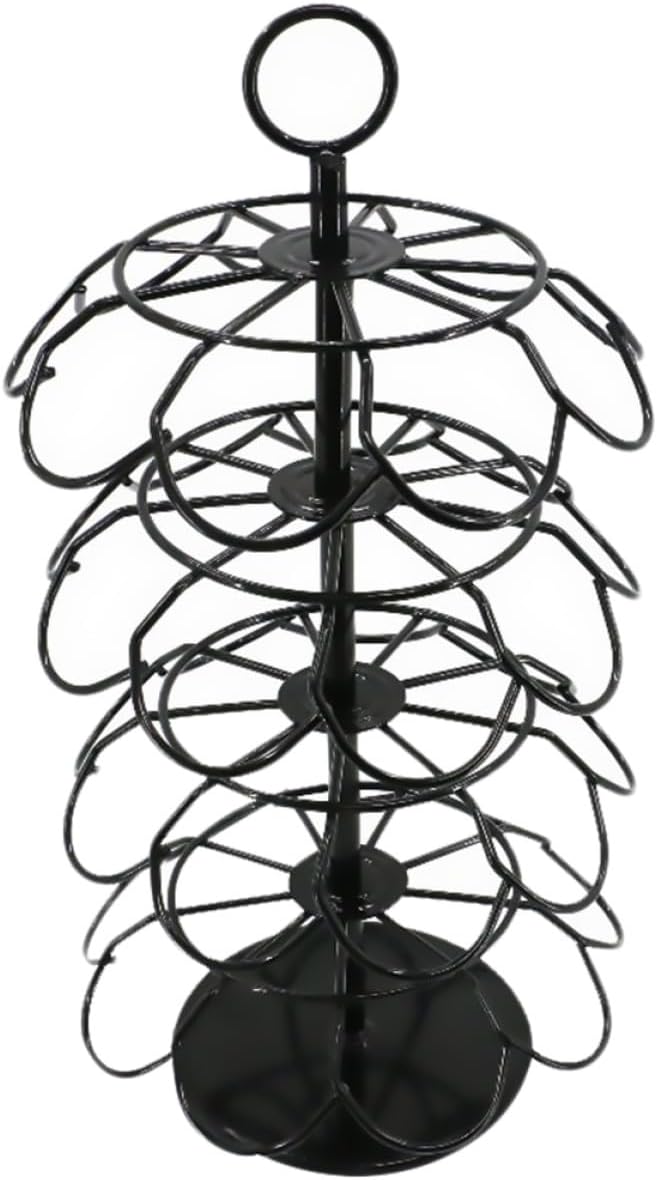 Healifty 4-layer Rotating Coffee Capsule Rack Full Rotation Coffee Pod by Healifty