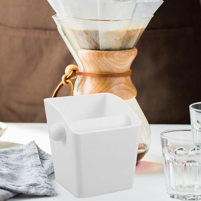 KALLORY Coffee Grounds Collector Bin Large Capacity Espresso Waste Container - Image 5