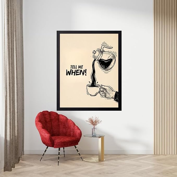 Lawrence Williams Designs Tell Me When Coffee Poster - Image 3