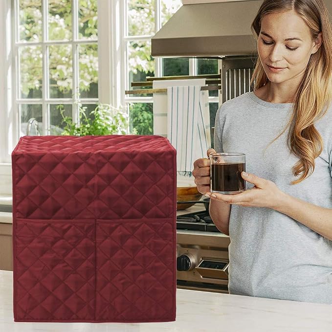 Coffee Maker Cover Waterproof Espresso Appliance Cover Dustproof Large - Image 5
