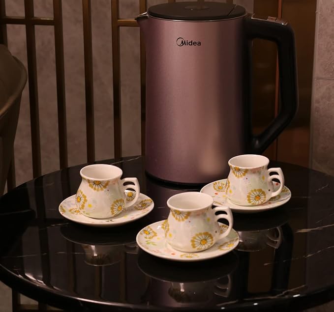 GuangYang 12 pieces Expresso Cups and Saucers - Image 6