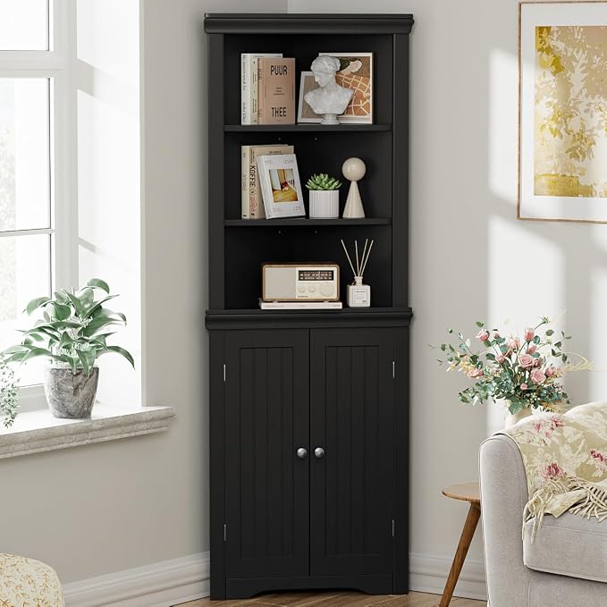 YESHOMY Corner Cabinet, Storage Cupboard by SearchallYESHOMY
