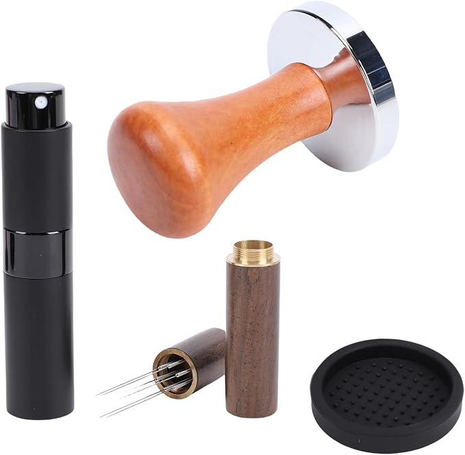 Fdit 58mm Coffee Tamper Set, Stainless Steel Tamper - Image 3