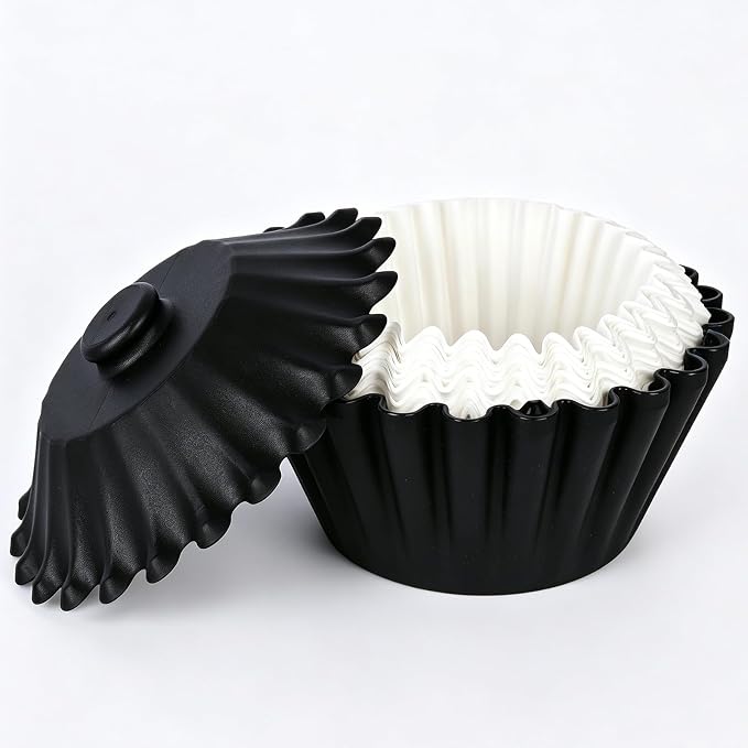 CAFEMASY Coffee Filter Storage Container with-Lid - Image 2