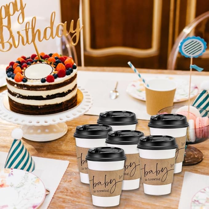 Baby Is Brewing Coffee Sleeves, Hot Iced Coffee Sleeves - Image 5