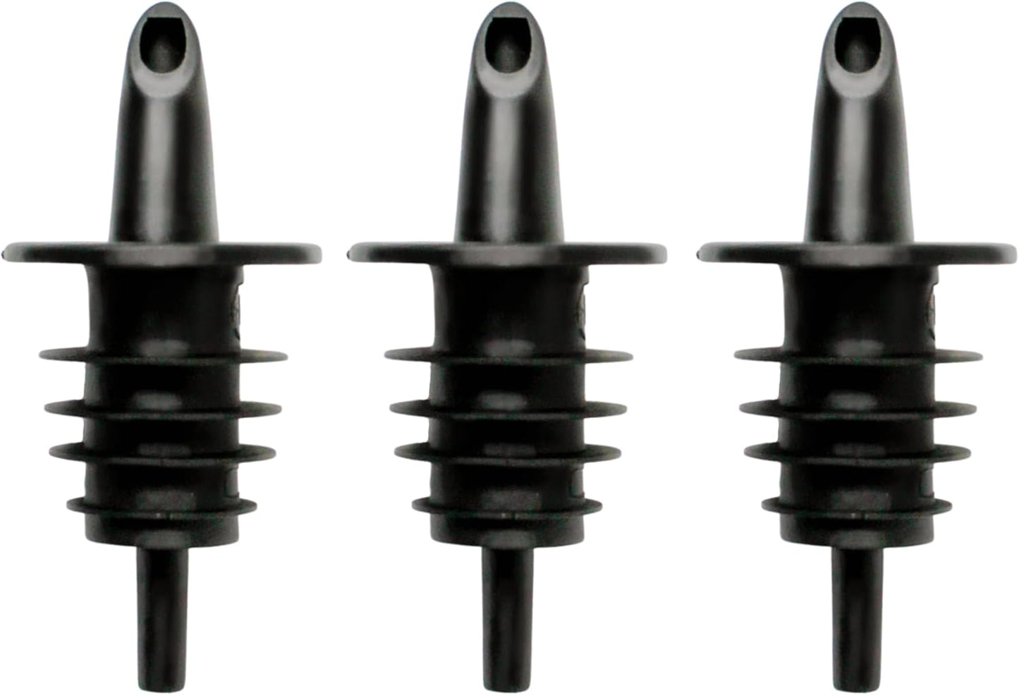 Hawaiian Shaved Ice Syrup Precise Control Bottle Pourers - Professional Pour Spouts for Snow Cone & Drink Flavors (3-Pack)