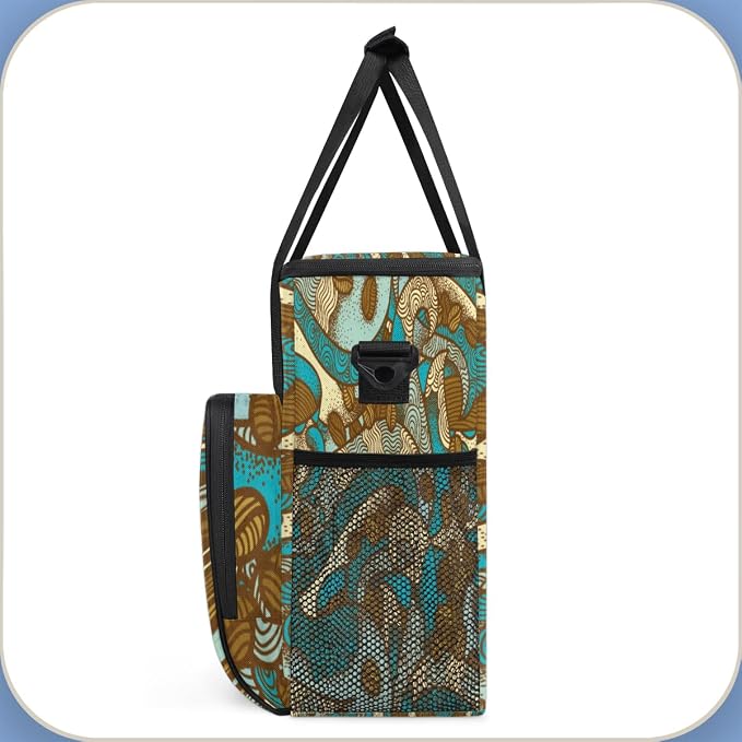 Vintage Boho Coffee Bean Maker Carring Bag Travel Carrying Storage Tote - Image 4