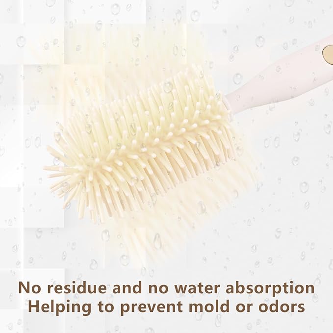 3-Pack Silicone Baby Bottle Brush, Bottle Cleaner, - Image 3
