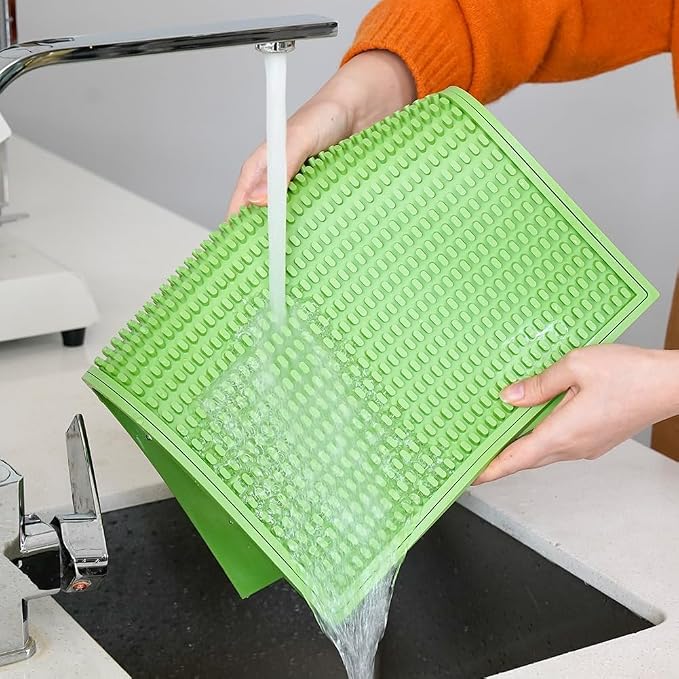 watchget Green Silicone Coffee Bar Mat - Image 4