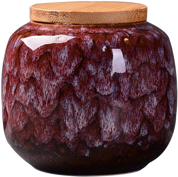 Simcat Ceramic Storage Jars, Exquisite Glaze Food Canisters by Simcat