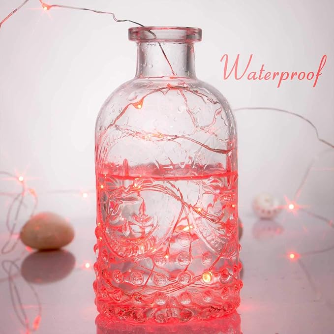 Ariceleo Led Fairy Lights Battery Operated, 2 Packs Mini Battery Powered Copper - Image 3