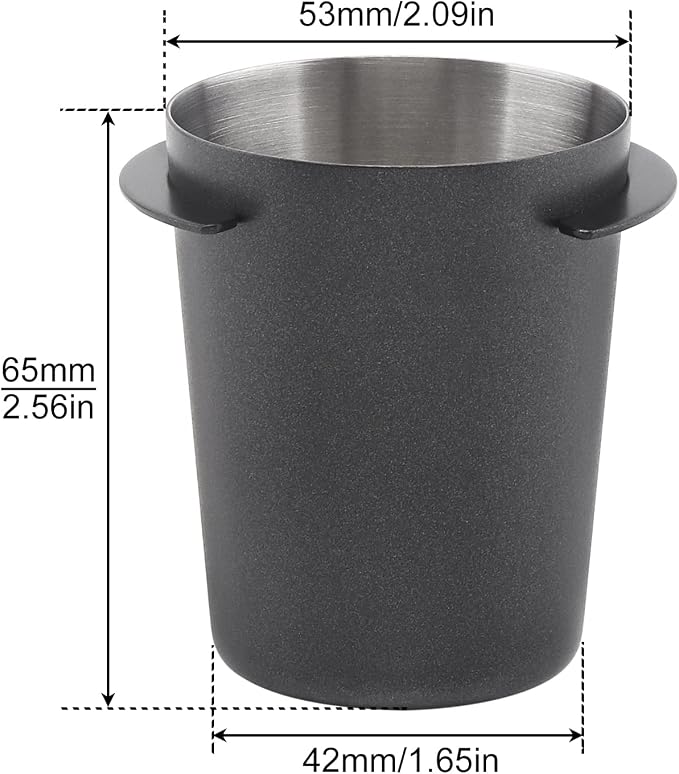 Coffee Dosing Cup 54mm, Stainless Steel Espresso coffee Dosing Cup Espresso - Image 3