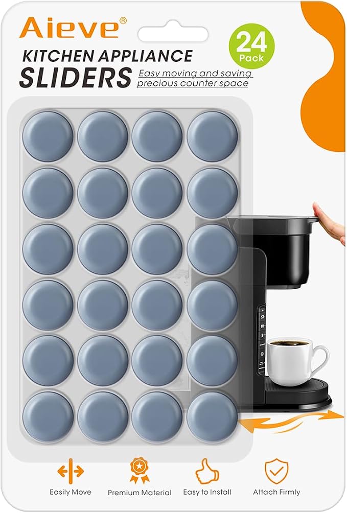 Aieve Appliance Slider, Self Adhesive Caster Wheels Kitchen Finds Home Must by Aieve