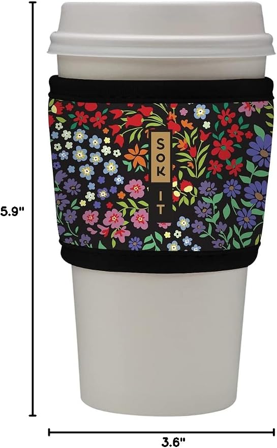 Sok It HotSok Coffee & Tea Reusable Insulated Neoprene Cup Sleeve - Image 7