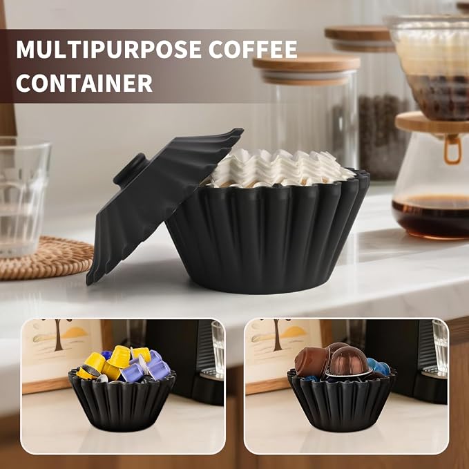 Basket Coffee Filter Holder Storage-Container - Image 4
