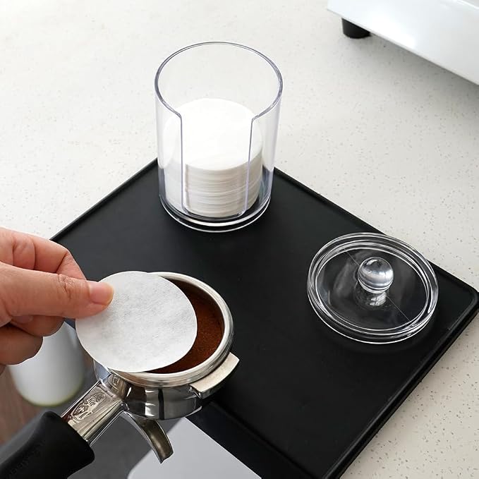 watchget Espresso Paper Filter Holder Coffee Filter Storage Container - Image 4