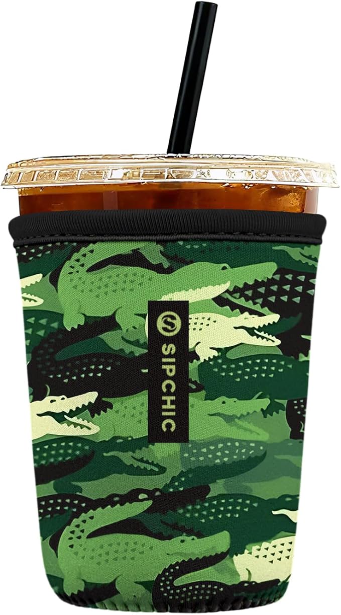 Iced Coffee Sleeve – Neoprene Reusable Cup Sleeves by Unknown