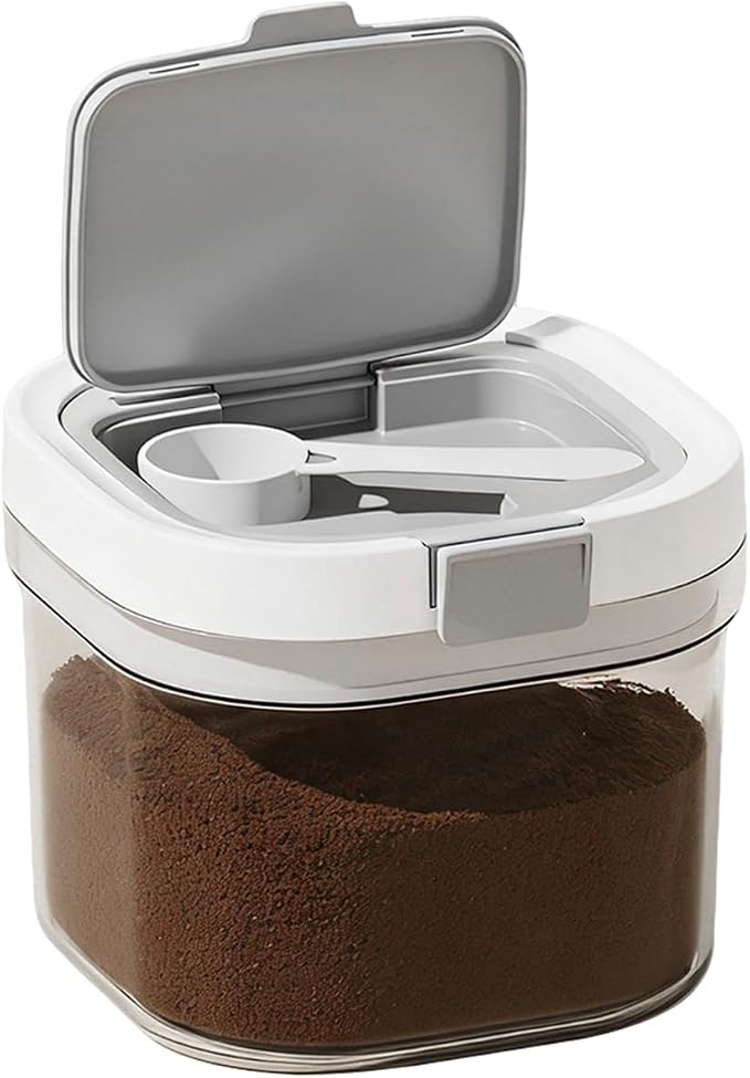 Coffee Storage Canister 27oz Airtight Sugar Storage Organization BPA Free by SZRUNZHU