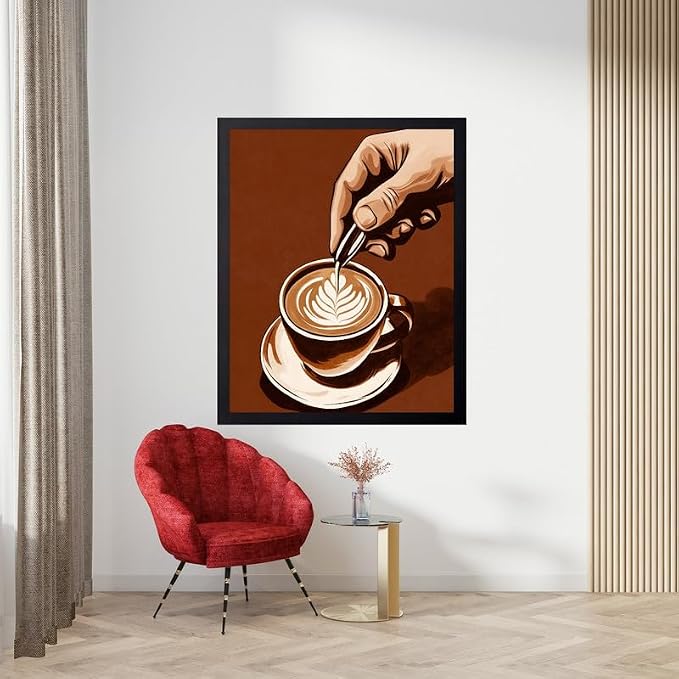 Lawrence Williams Designs Latte Art Coffee Poster - Image 3