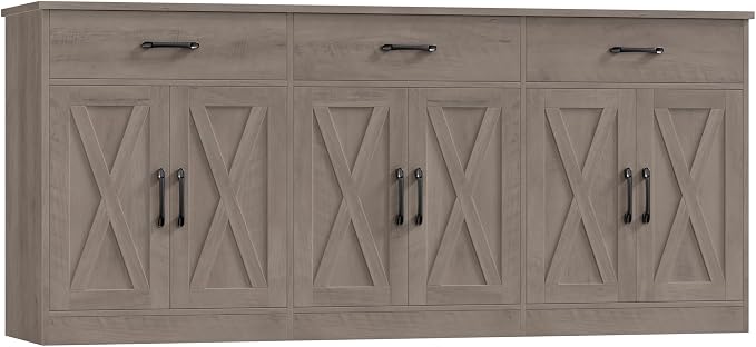HOSTACK 71" Large Sideboard Buffet Cabinet by HOSTACK