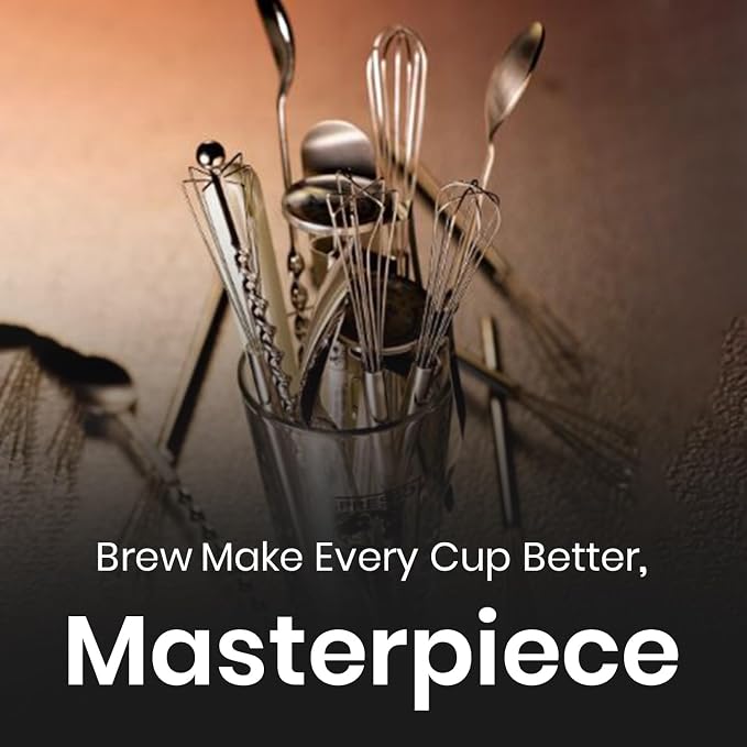 rattleware 10.25 in Triangle Espresso Whisk, Stainless Steel | Commercial - Image 3