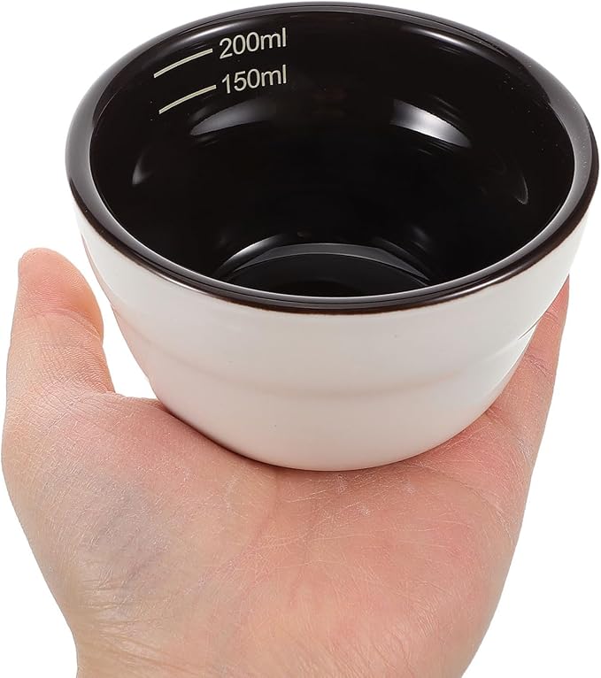 2pcs Ceramic Cupping Cup with 150ml/200ml Lines, Heat-Resistant - Image 4