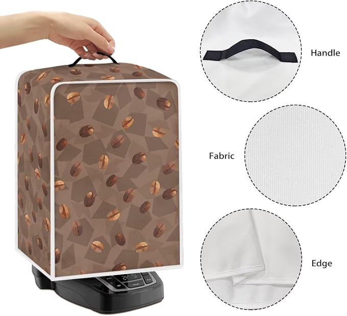 Coffee Beans Coffee Machine Cover Coffee Maker Cover Protection Dust Covers - Image 5