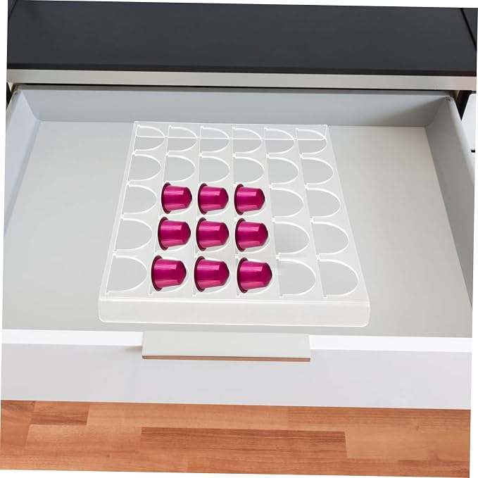 KALLORY Coffee Capsule Storage Organizer Acrylic Multi Holder - Image 8