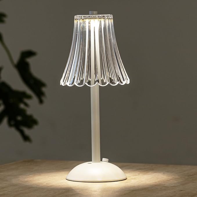 HEQET Cordless Table Lamps for Home, Dining Room, USB Charge 12'' Tall LED by HEQET