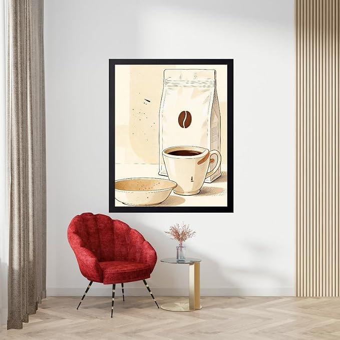 Lawrence Williams Designs Coffee Cup and Beans Poster - Image 3