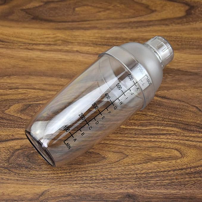 Plastic Cocktail Shaker, Hand Drink Mixer Boba Tea Shaker Cup - Image 5
