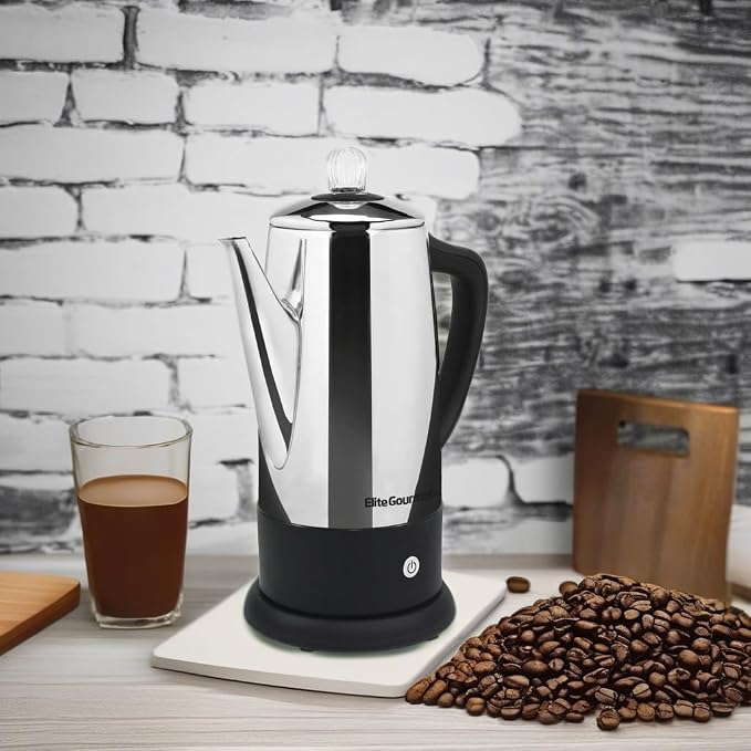Elite Gourmet EC812 Electric 12-Cup Coffee Percolator - Image 5