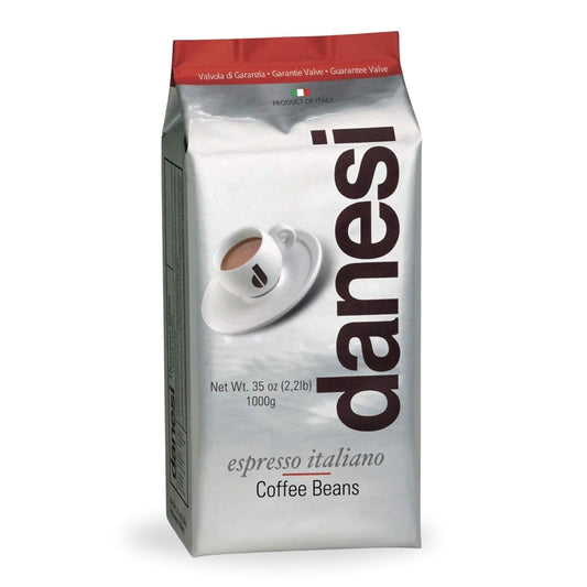 Danesi Caffe Italian Whole Coffee Beans - Espresso Coffee Beans and Medium Roast Whole Bean - Perfect for Espresso Machines, French Press, and Home Brewing - Classic (2.2 lb)
