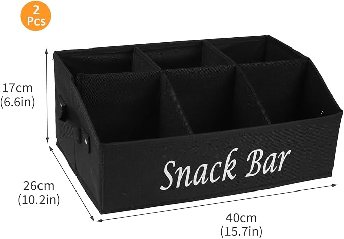 2 Pack Snack Organizer for Countertop - Image 7