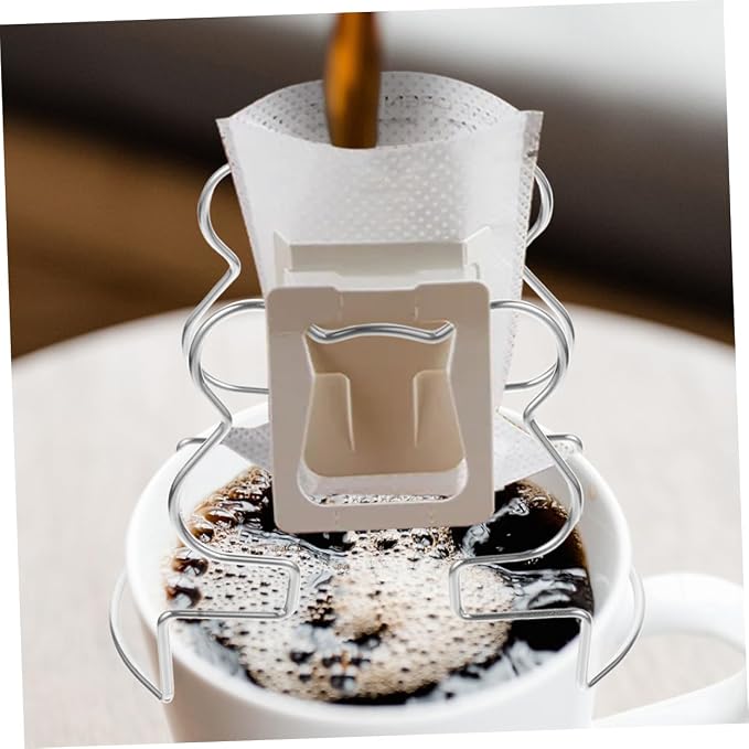 2pcs Stainless Filter Holder Portable Drip Bag Rack - Image 9