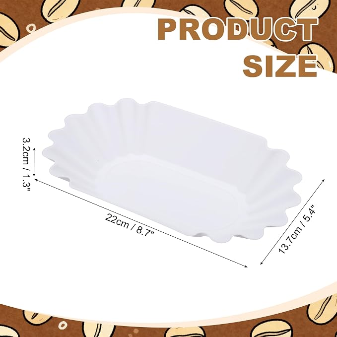 uxcell Coffee Beans Sample Tray, 450g Coffee Beans Display Dish Reusable - Image 2