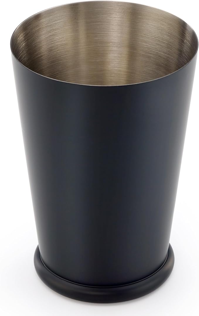 Barfly Cocktail Shaker with Weighted Bottom, Deluxe 18 oz, Matte Black - Image 2