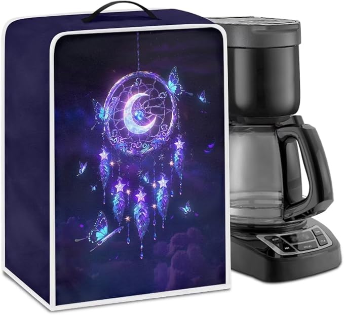 Coffee Machine Dust Cover Dreamy Starry Sky Print Waterproof Universal Barista by Unknown