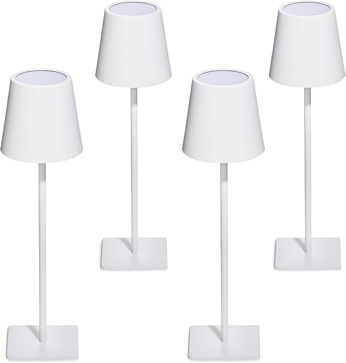 Cordless Portable LED Table Lamp, Rechargeable Battery Desk lamp, 3 Different by CamdenReed