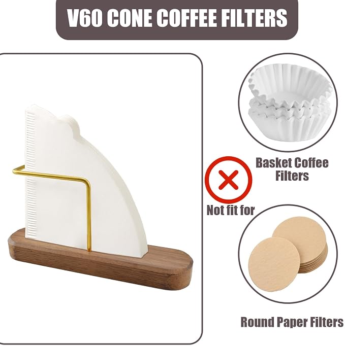 Coffee Filter Holder Storage, Stand Coffee Filter Container Compatible - Image 3