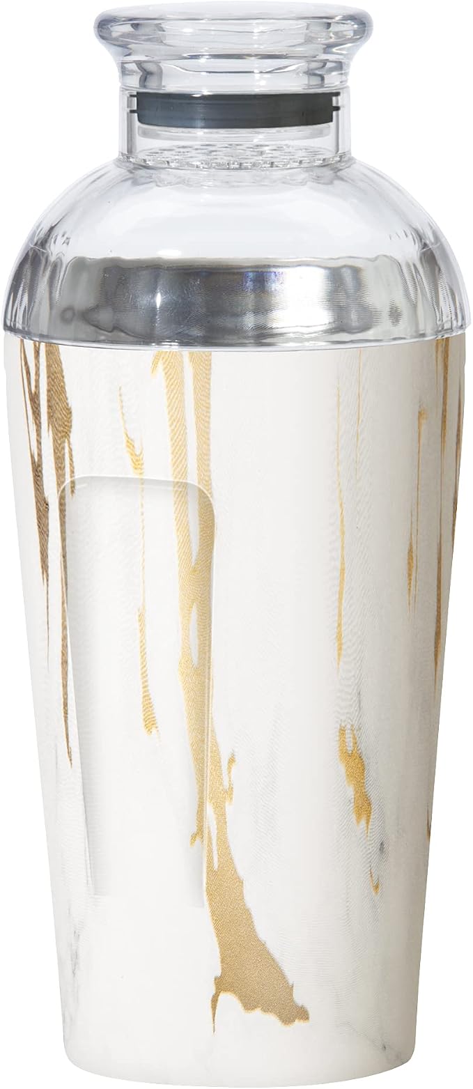 OGGI Groove Insulated Cocktail Shaker-17oz Double Wall Vacuum Insulated by OGGI
